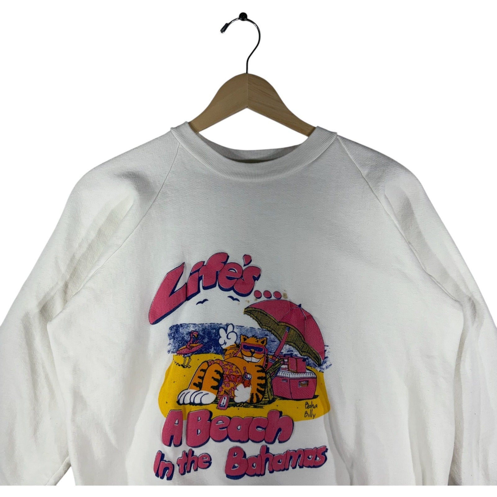 Vintage "Lifes A Beach" Bahamas Souvenir Crewneck 90s