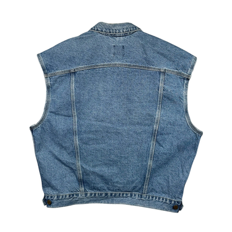 Vintage Carhartt Button Up Utility Denim Vest