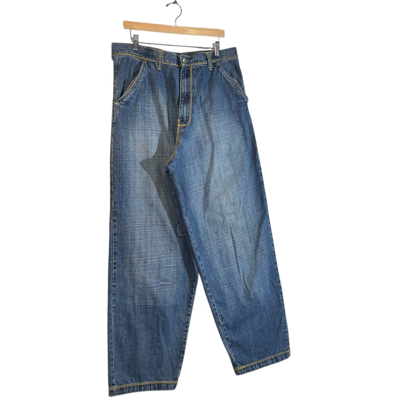 Vintage Evolution Wide Leg Denim Jeans 36x32