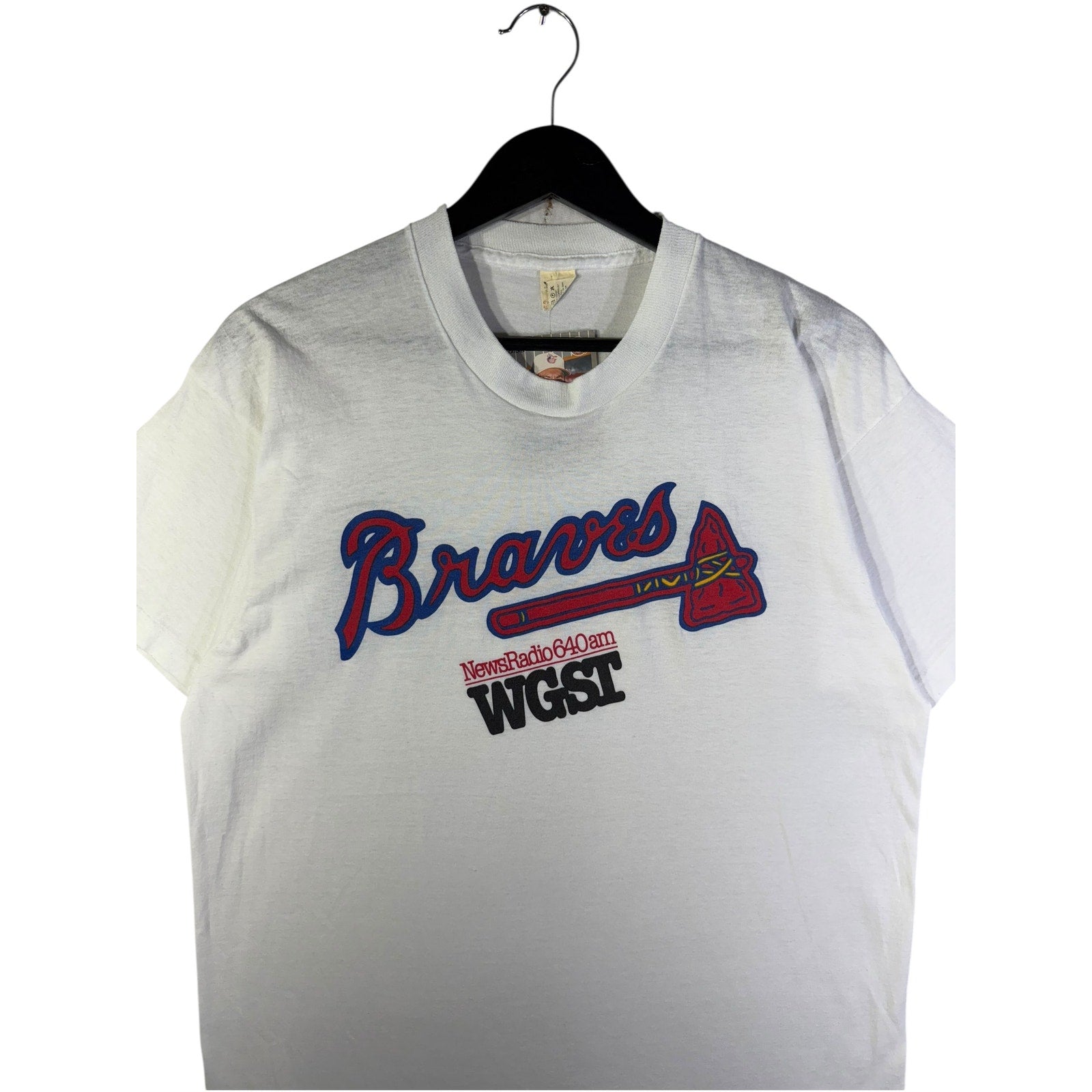 Vintage Atlanta Braves WGST Radio MLB T-Shirt