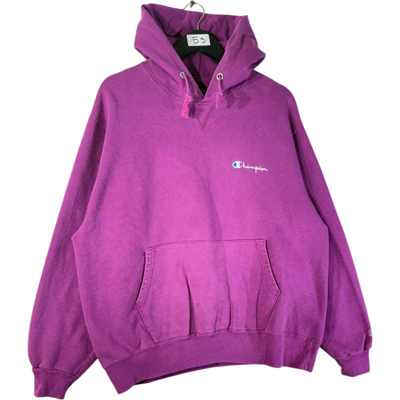 Vintage Champion Chest Logo Hoodie