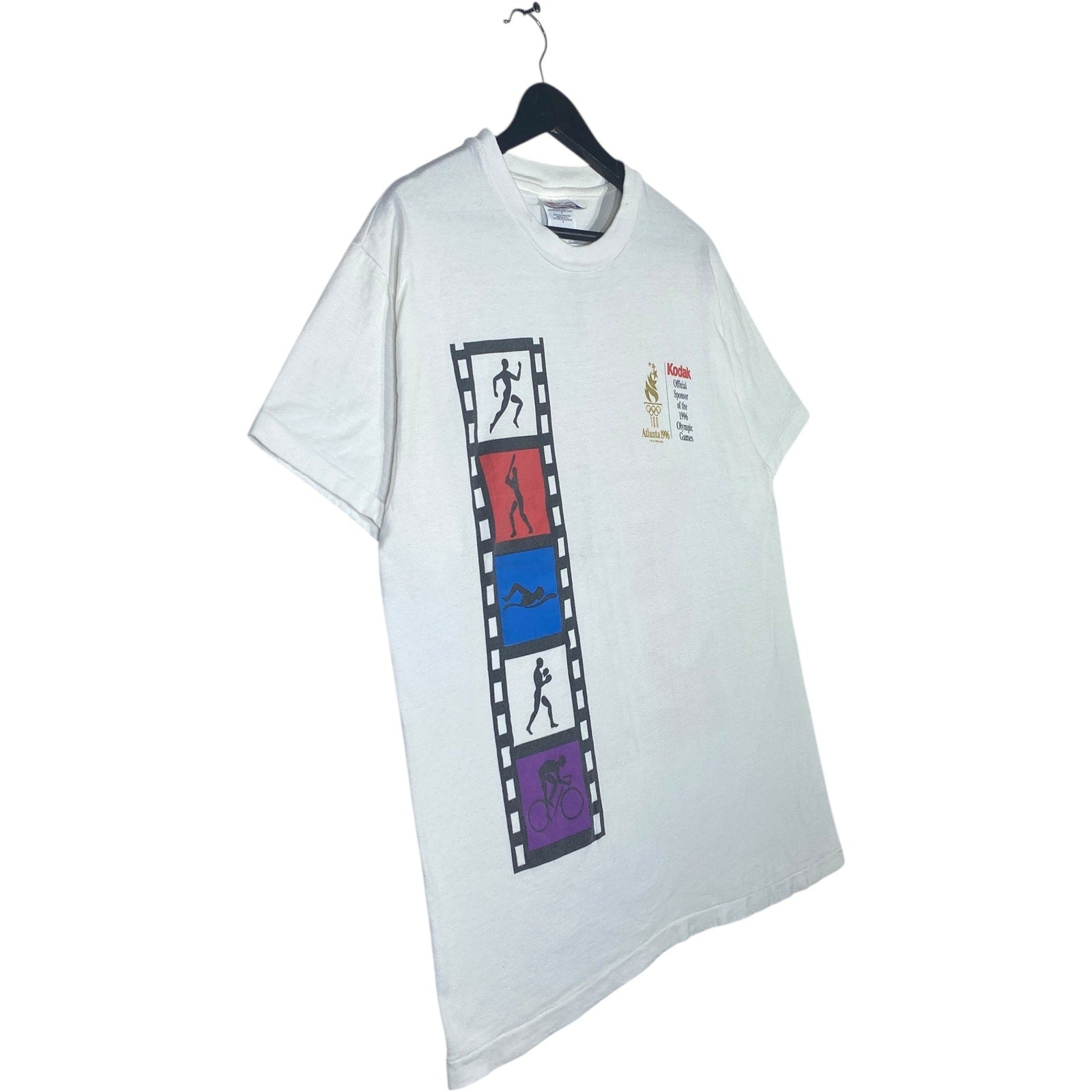 Vintage Kodak Graphic Print Atlanta Olympics T-Shirt