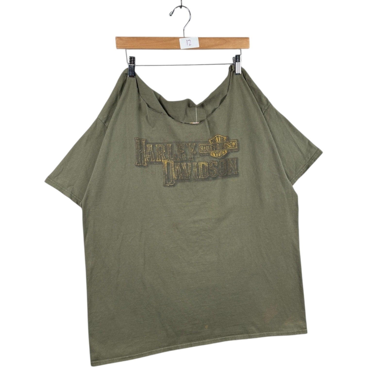 Vintage Harley Davidson Black Bear Flaming Graphic T-Shirt