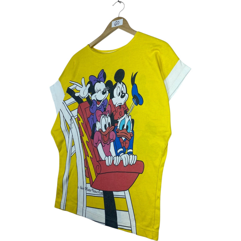 Vintage Disney Couples Roller Coaster Graphic T-Shirt
