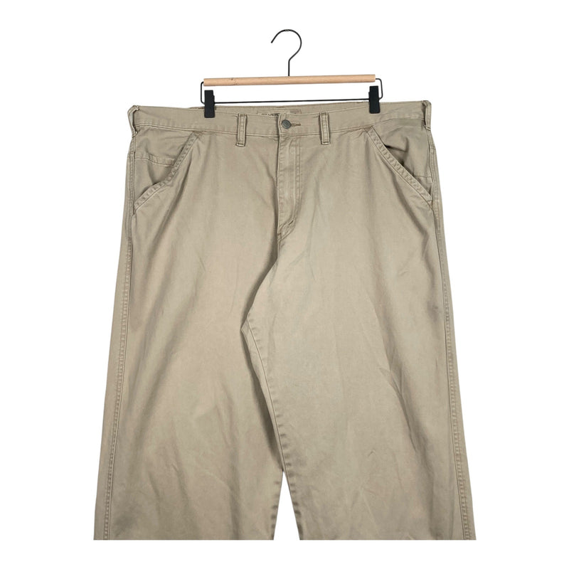 Vintage Levi's Silvertab Khaki Wide Leg Chino Pants 40x30
