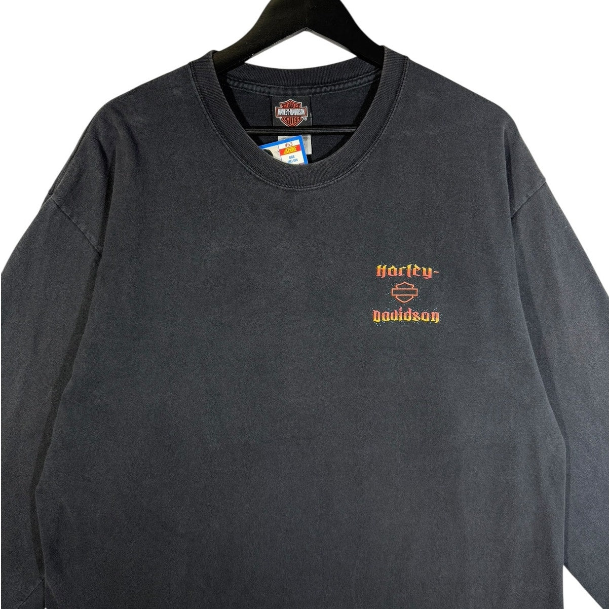 Vintage Harley Davidson Roughrider Minot ND Long Sleeve T-Shirt