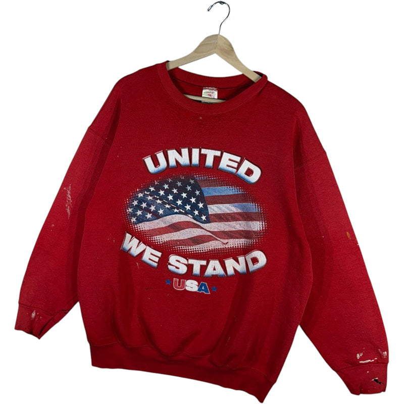 Vintage United We Stand USA Crewneck
