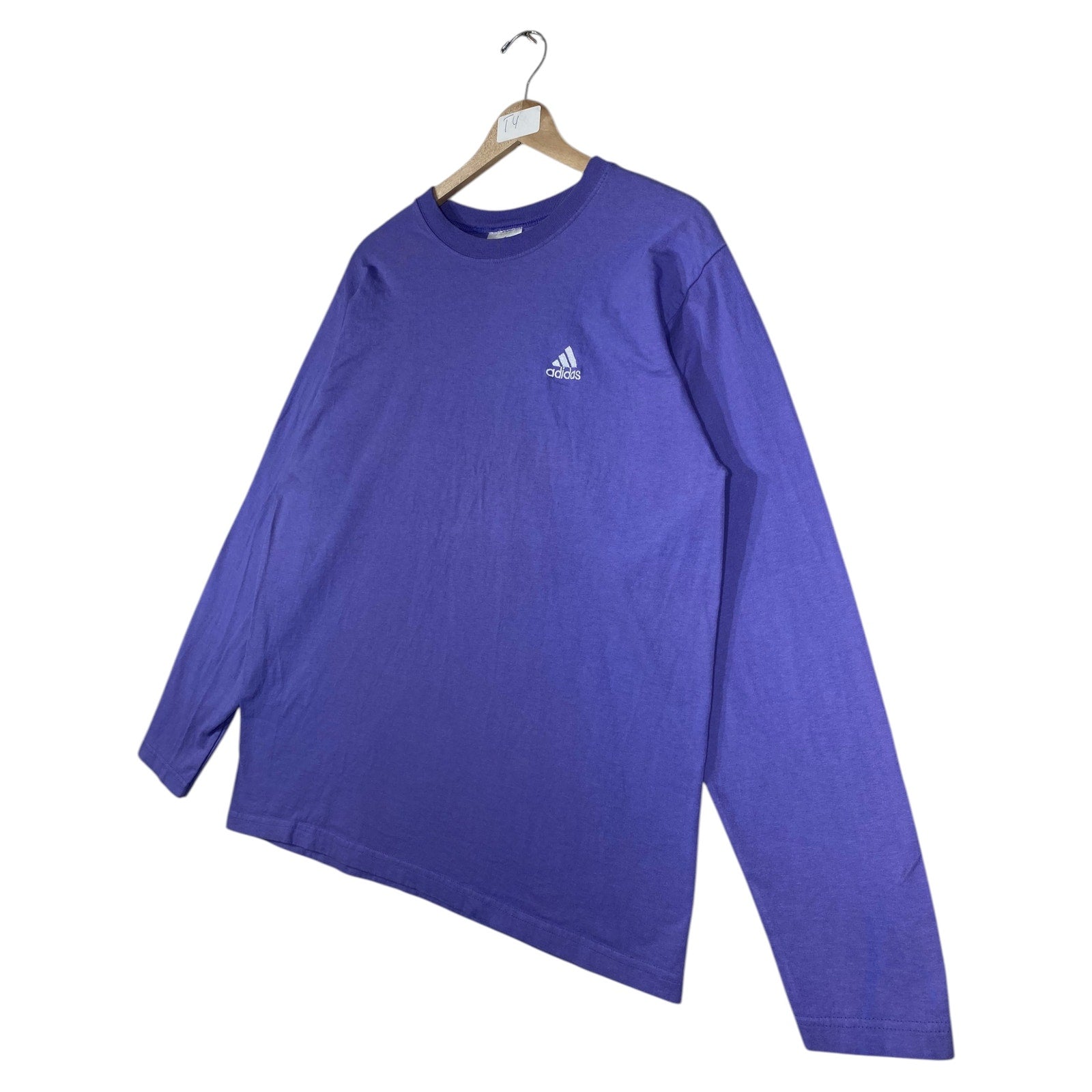 Vintage Adidas Solid Pullover Long Sleeve