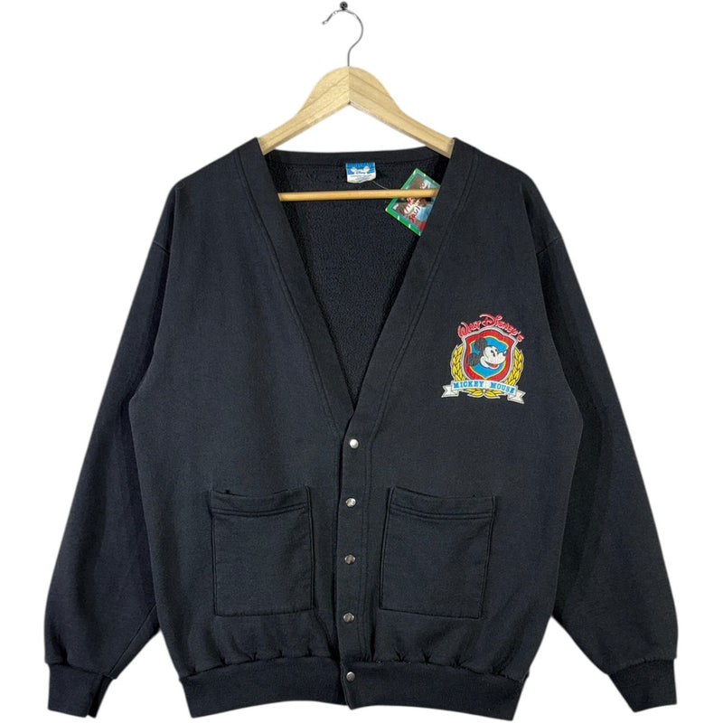 Vintage Walt Disney Mickey Mouse Button Up Cardigan Sweater