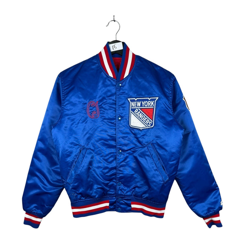 Vintage Starter New York Rangers NHL Satin Bomber Jacket