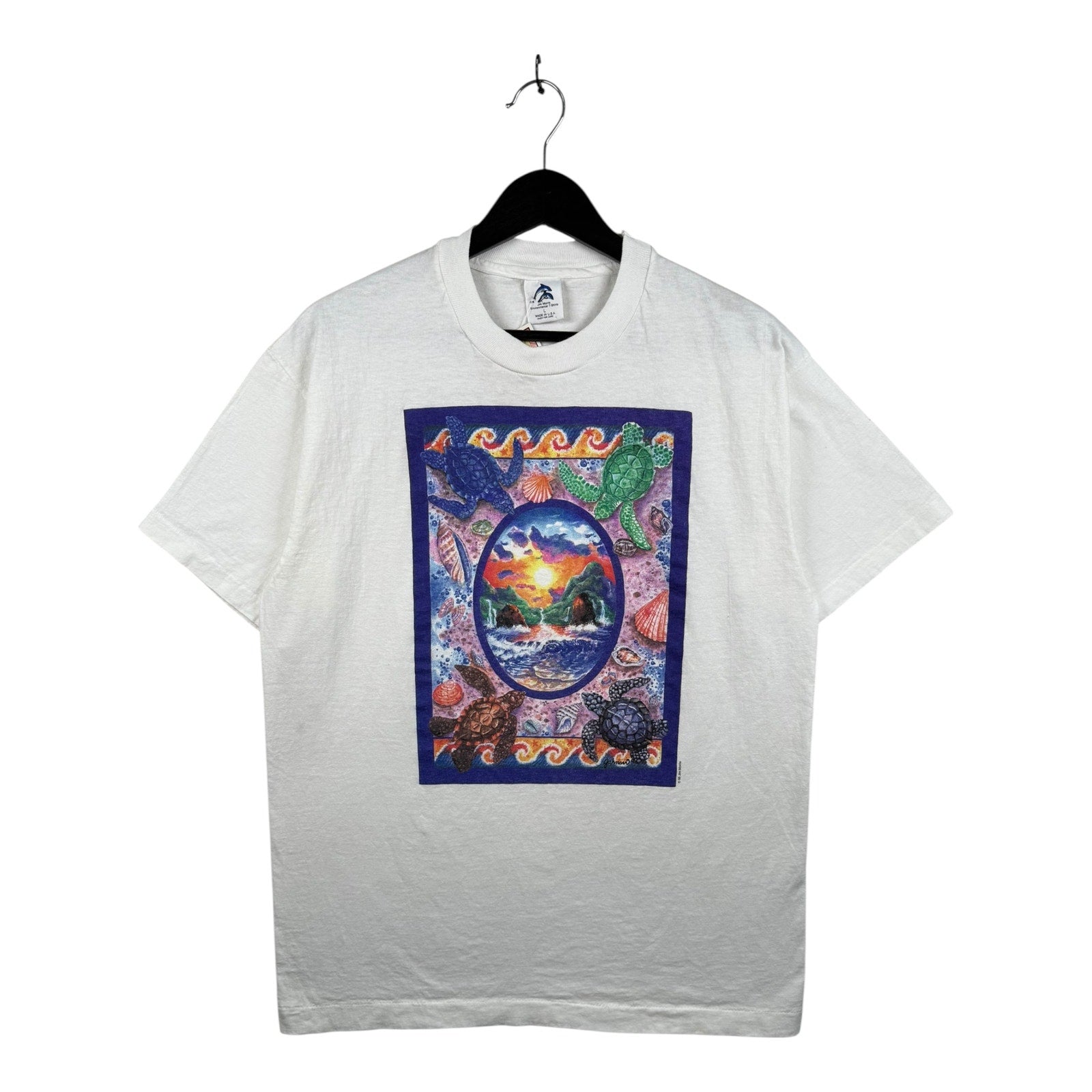 Vintage Ocean Sea Turtle Graphic T-Shirt