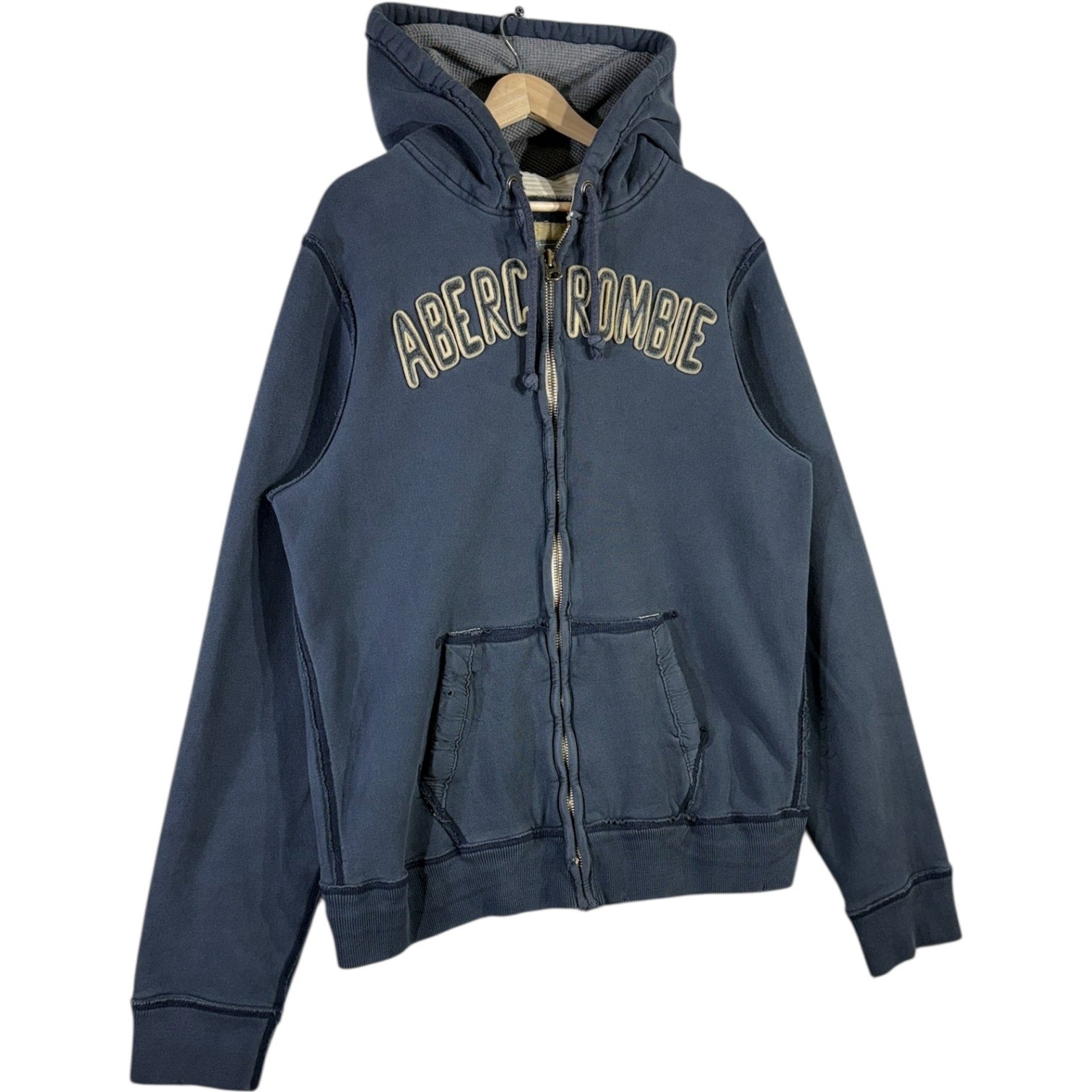 Vintage Abercrombie Full Zip Drawstring Hoodie