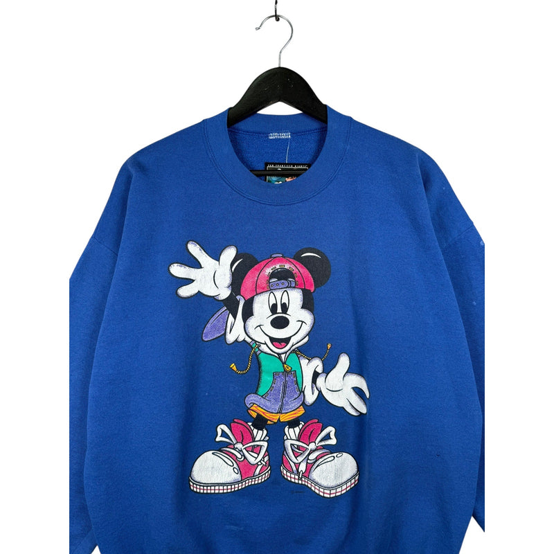 Vintage Mickey Mouse Hip Hop Women's Crewneck
