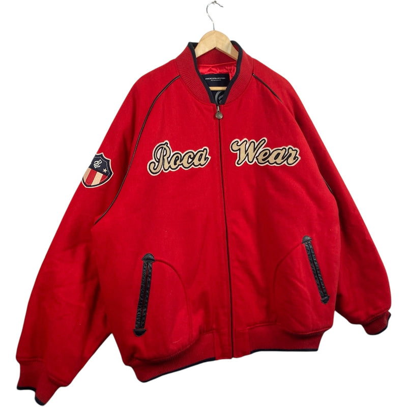 Vintage Rocawear Spellout Bomber Jacket