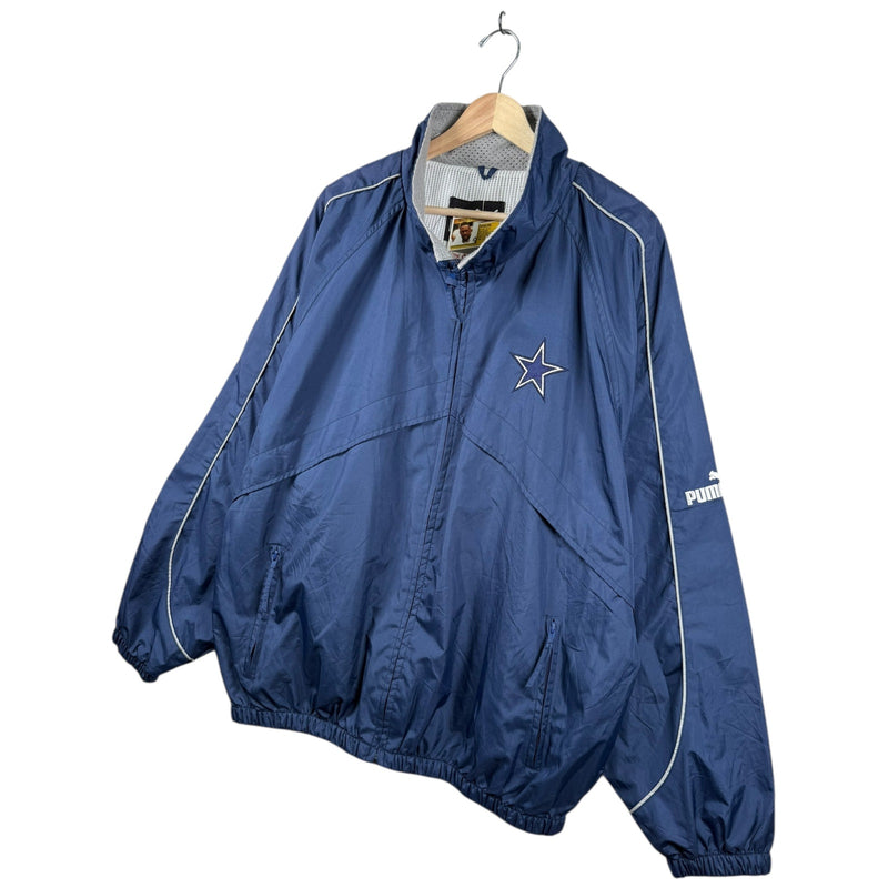 Vintage NFL Puma Dallas Cowboys Full Zip Windbreaker