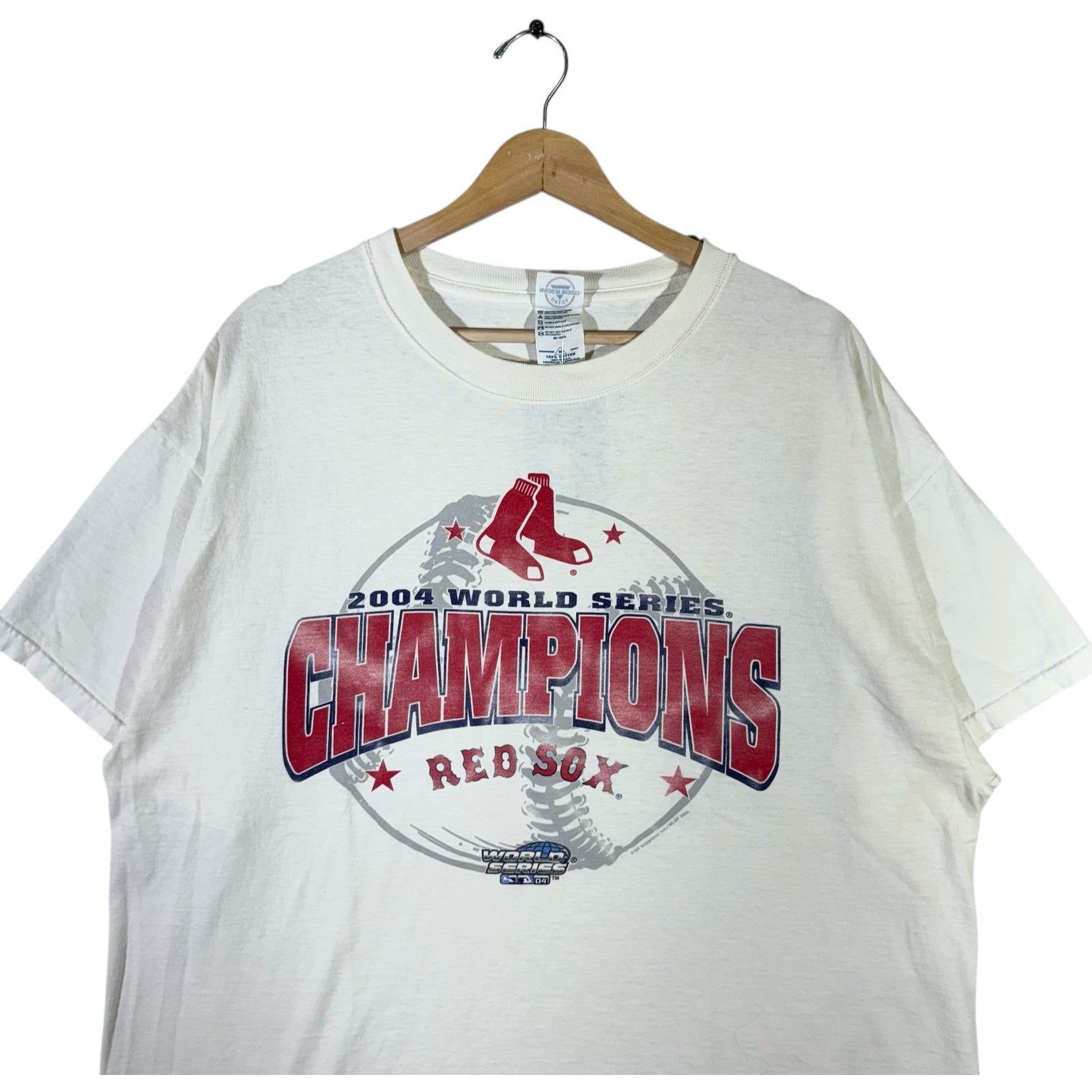 Vintage Boston Red Sox World Series Champs Tee 2004