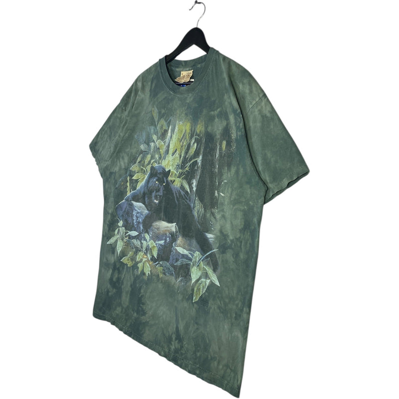 Vintage The Mountain Black Panther AOP T-Shirt