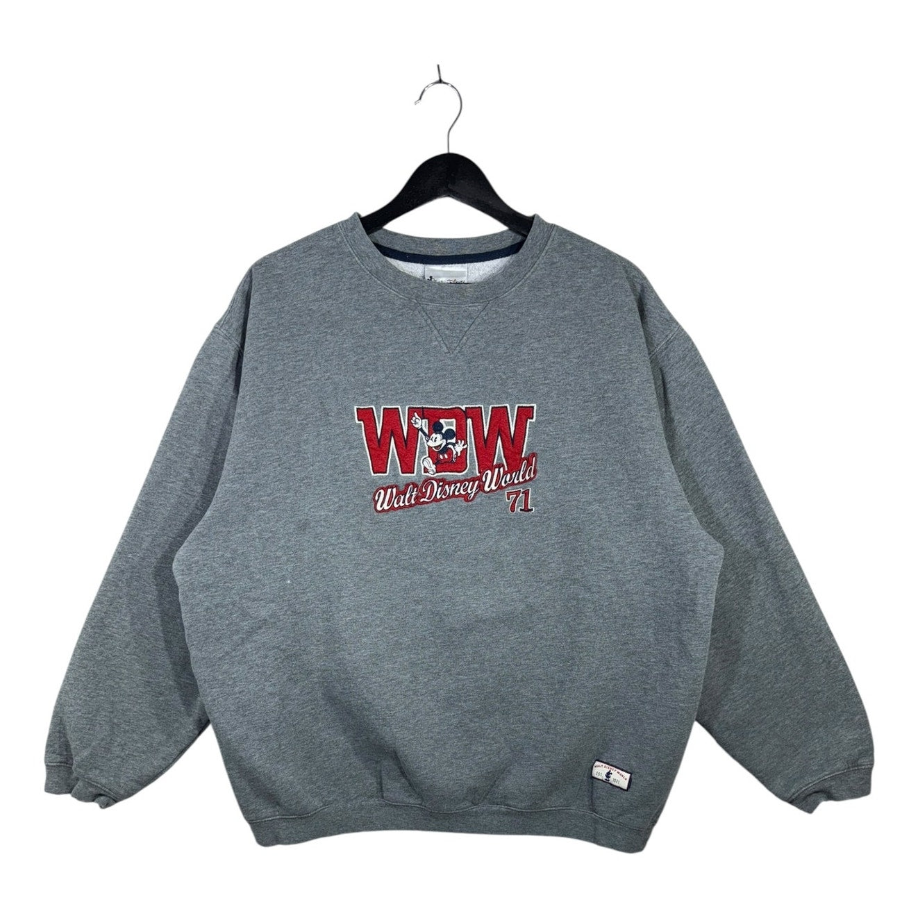 Vintage Walt Disney World 71 WDW Mickey Mouse Crewneck