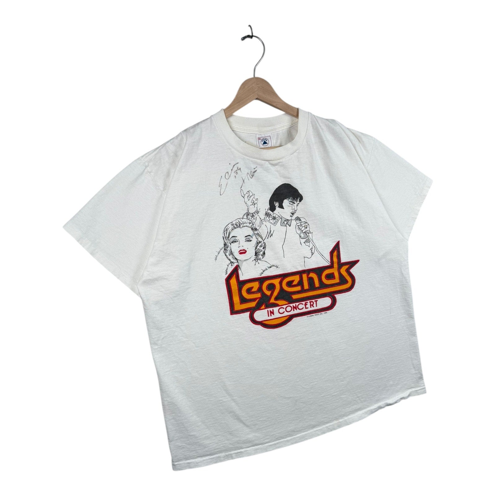 Vintage Legends In Concert Signed T-Shirt