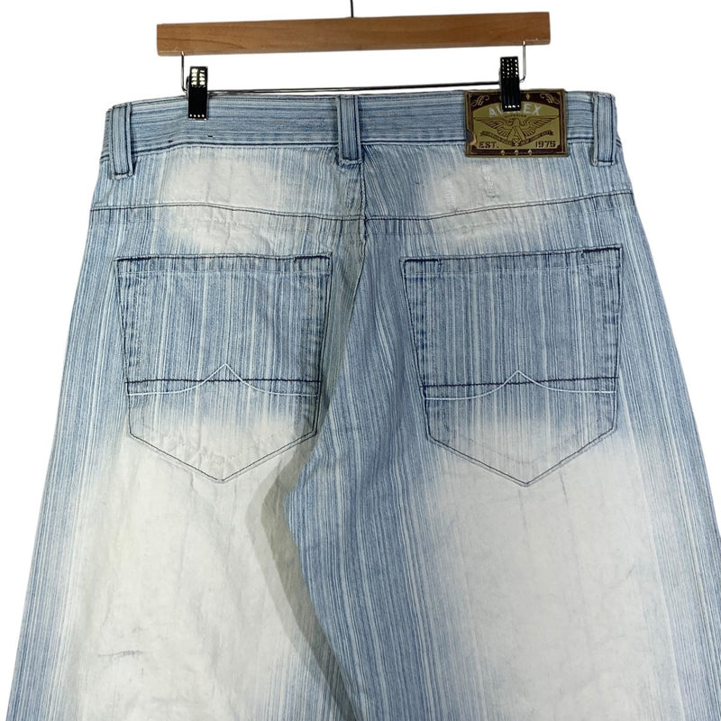 Vintage Avirex Faded Denim Shorts 36