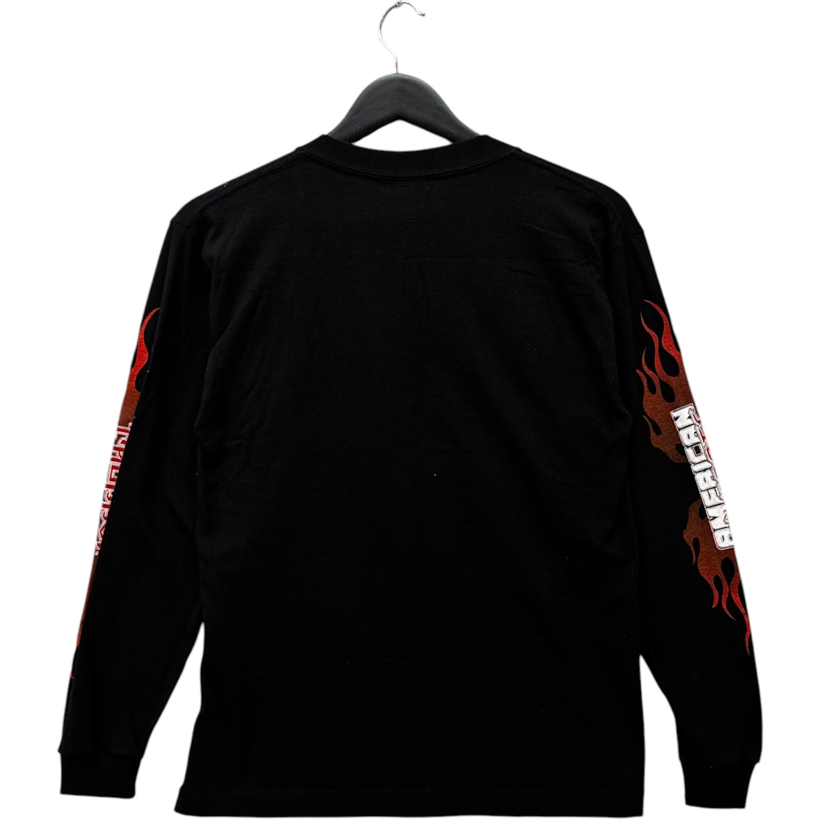 Vintage American Chopper Flaming Motorcycle Long Sleeve