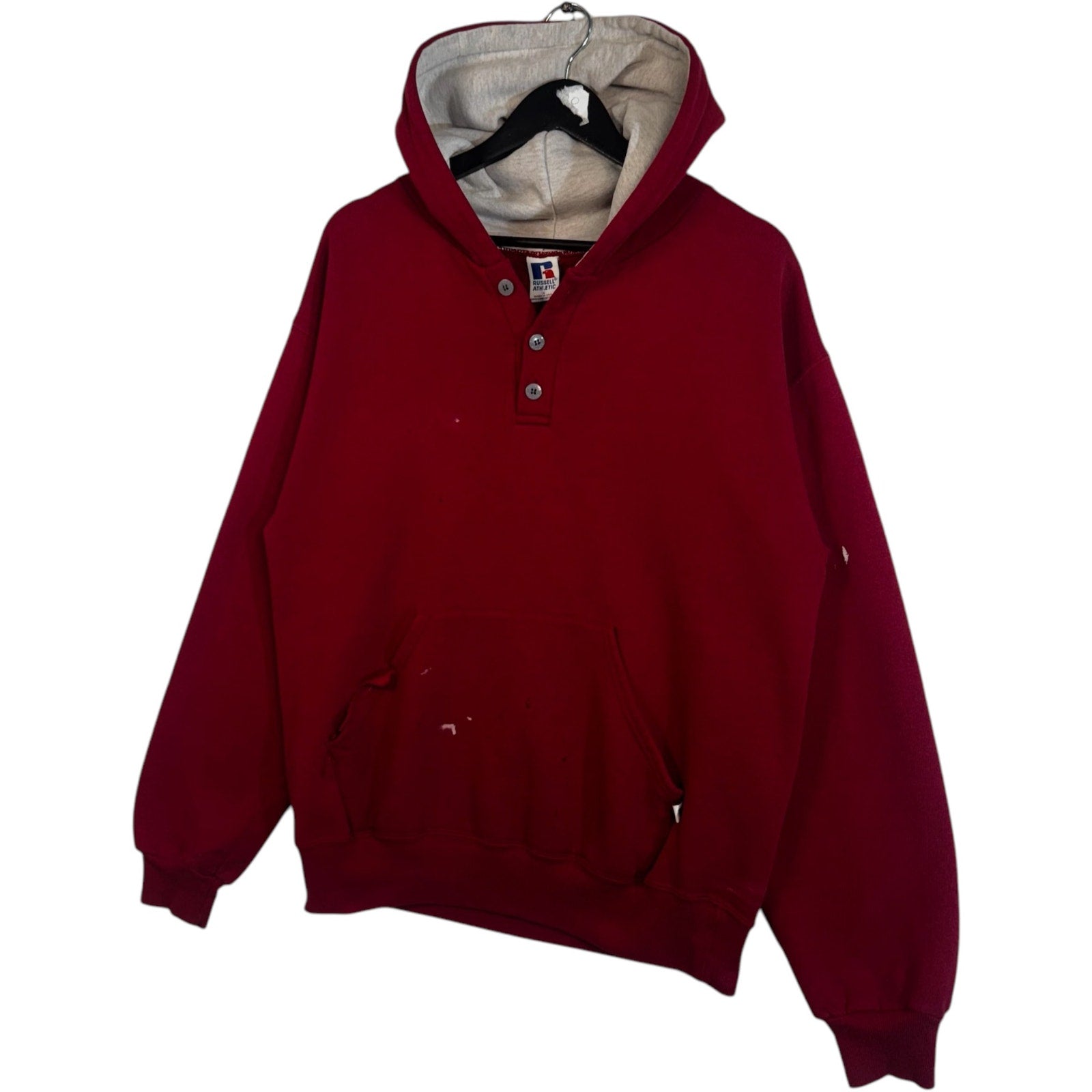 Vintage Russell Button Up Hoodie