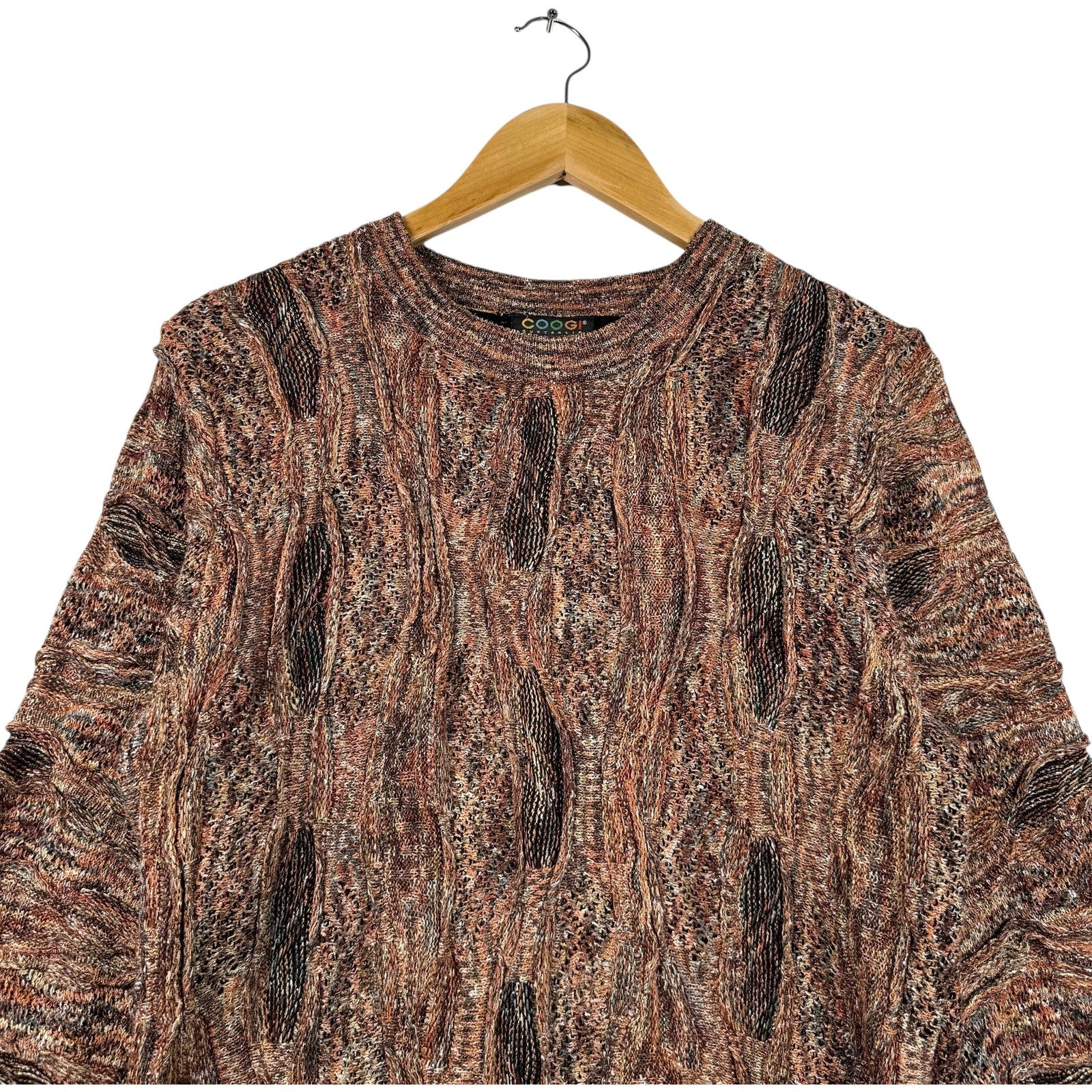 Vintage Coogi 3D Knit Textured Sweater