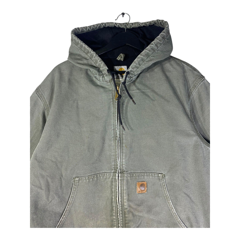 Vintage Carhartt Full Zip Workwear Hoodie Jacket
