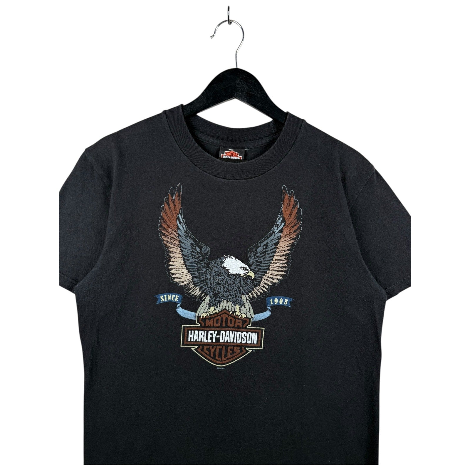 Vintage Harley Davidson Eagle Bristol Connecticut T-Shirt