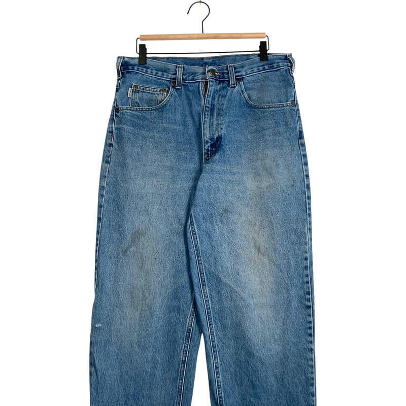Vintage Carhartt Straight Leg Denim Jeans 34x36