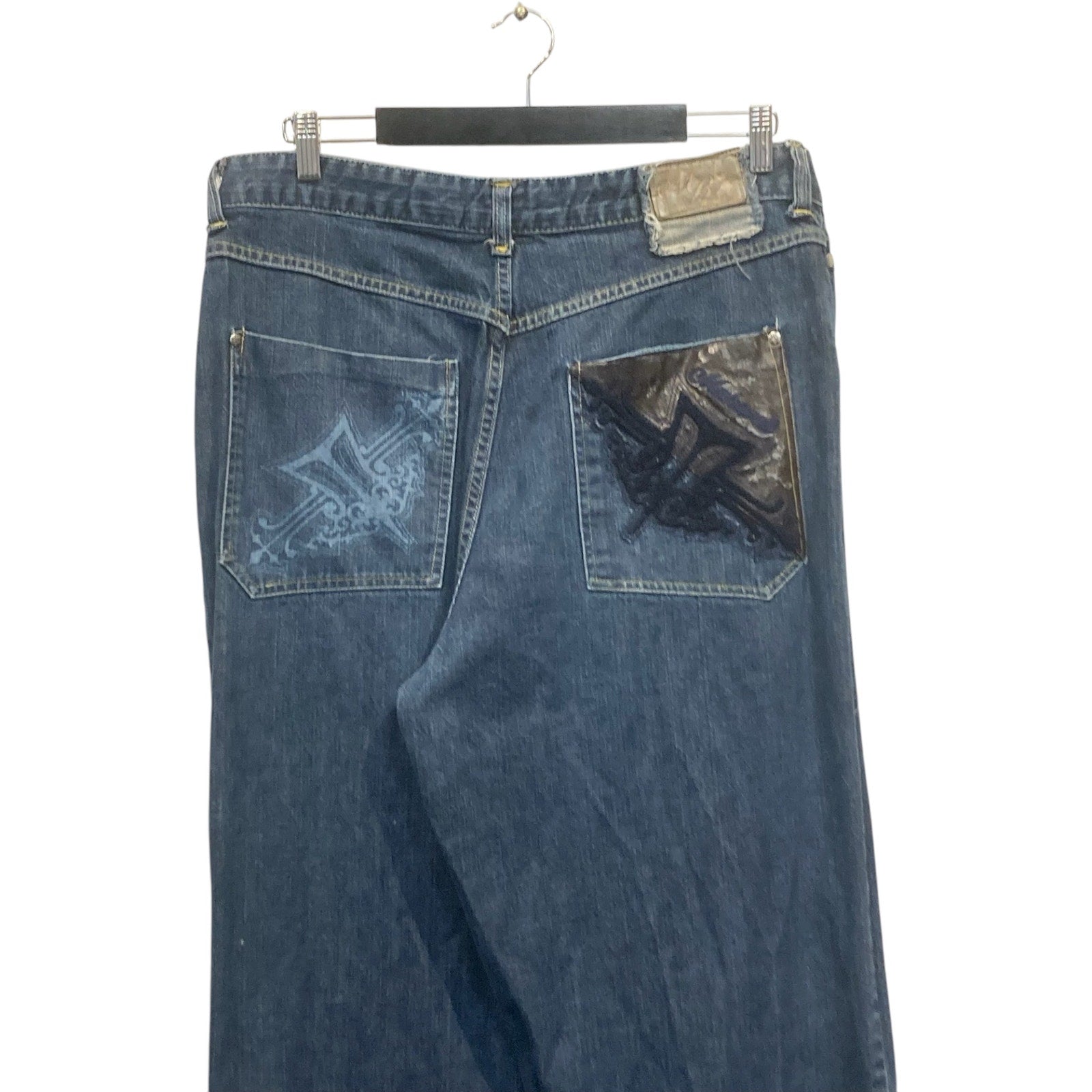 Vintage Y2K Makaveli Branded Denim Jeans 33x32
