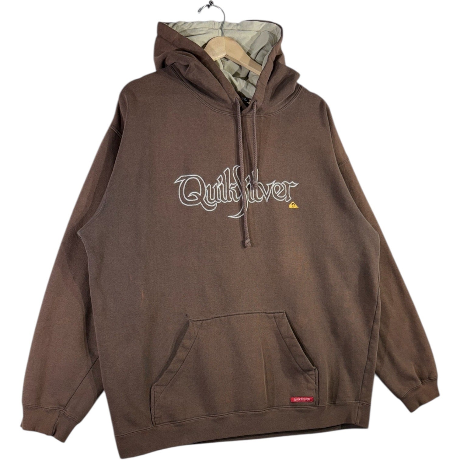 Vintage Quiksilver Gothic Logo Hoodie