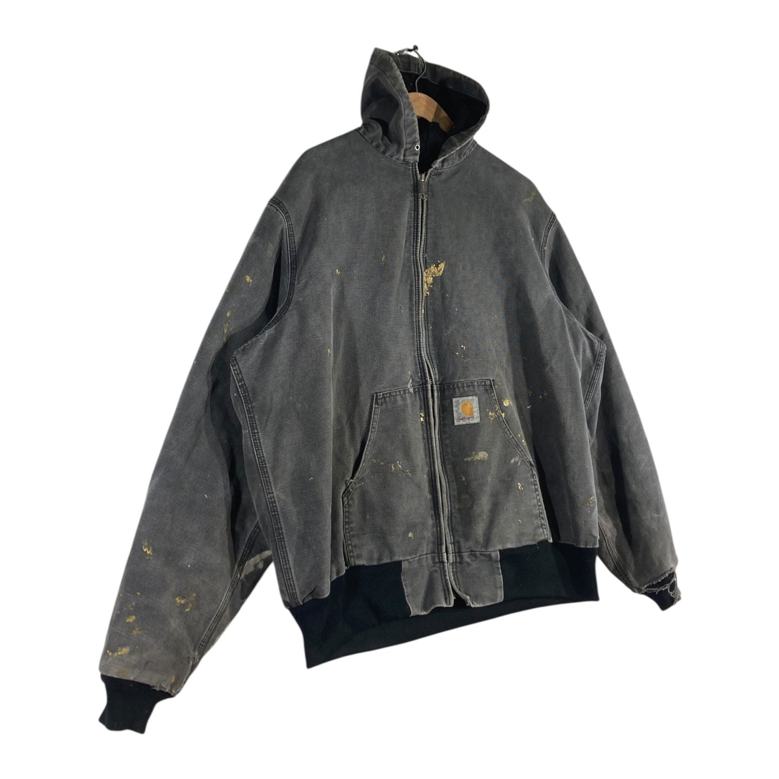 Vintage Carhartt Hooded Full Zip Work Jacket