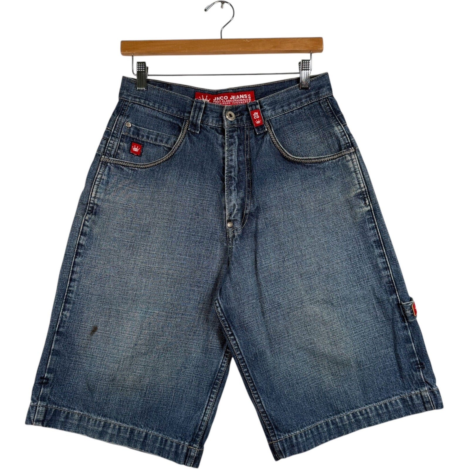 Y2K Jnco Jeans Dragon Denim Shorts 30