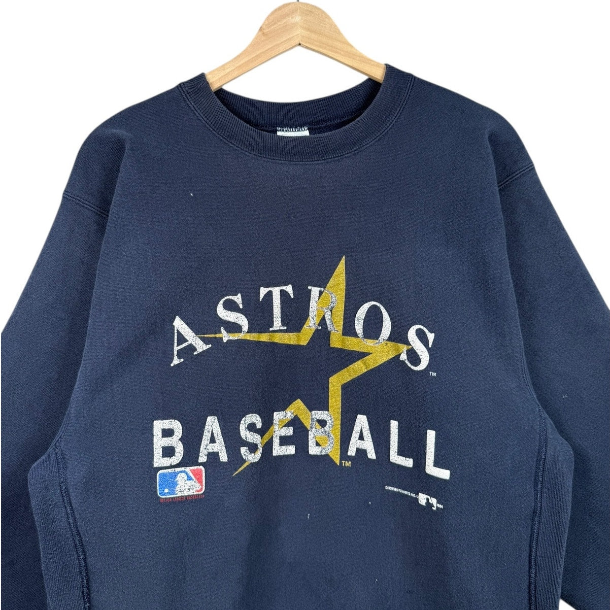 Vintage Champion Houston Astros MLB Logo Crewneck