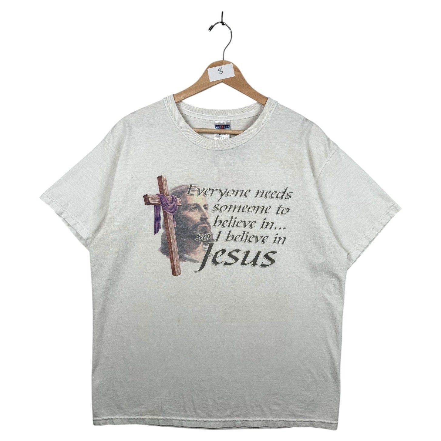 Vintage Christian Jesus Cross Religious T-Shirt