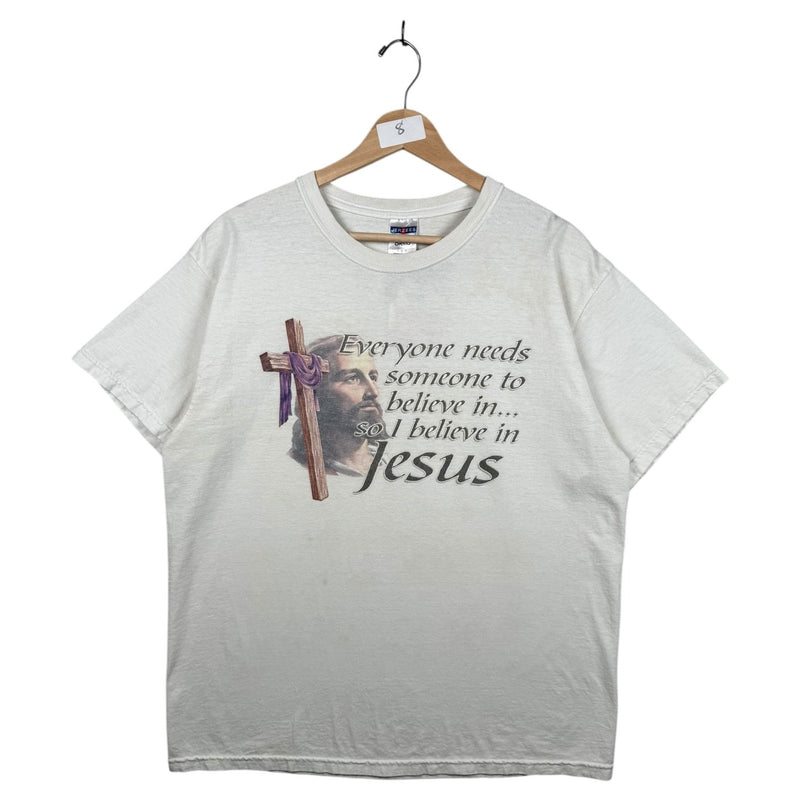 Vintage Christian Jesus Cross Religious T-Shirt