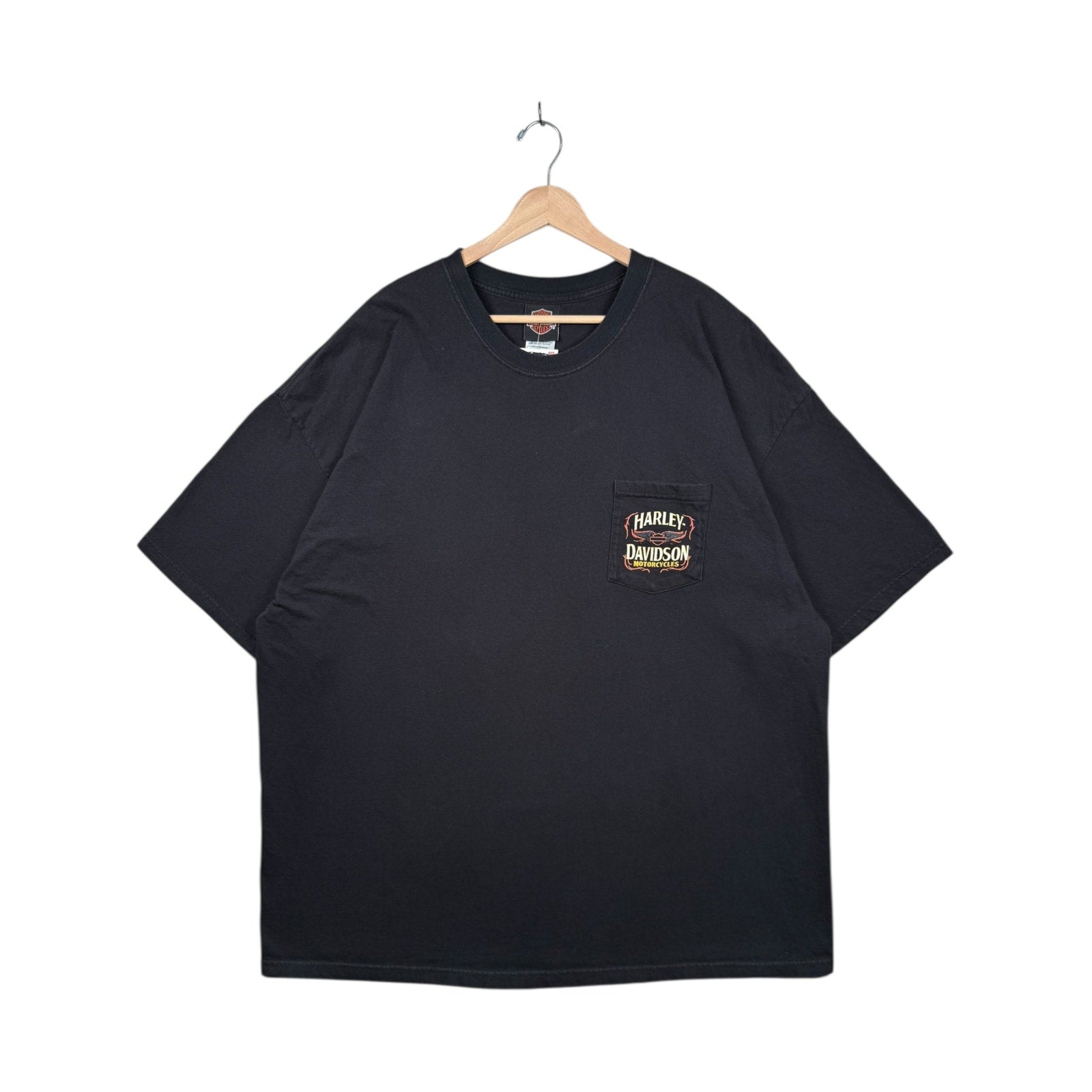 Vintage Harley Davidson Virginia Beach Pocket T-Shirt