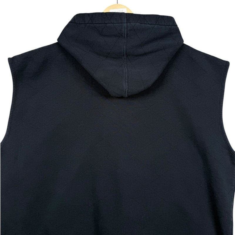 Vintage South Pole Quilted Sleeveless Hoodie
