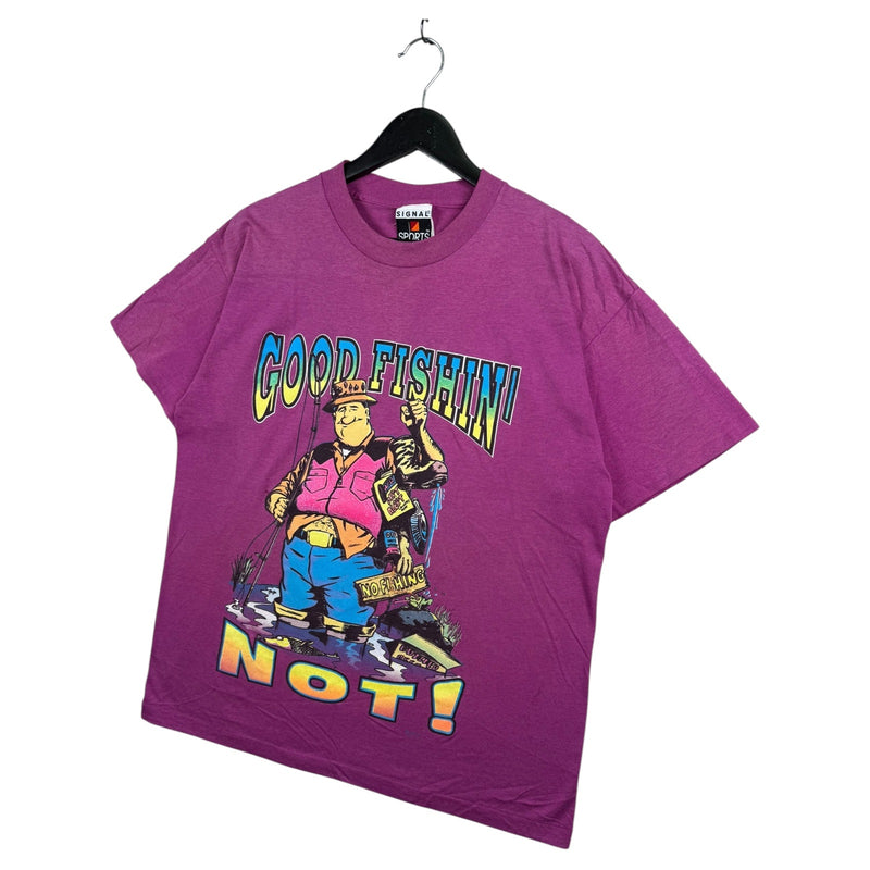 Vintage Good Fishin' Not! Graphic T-Shirt