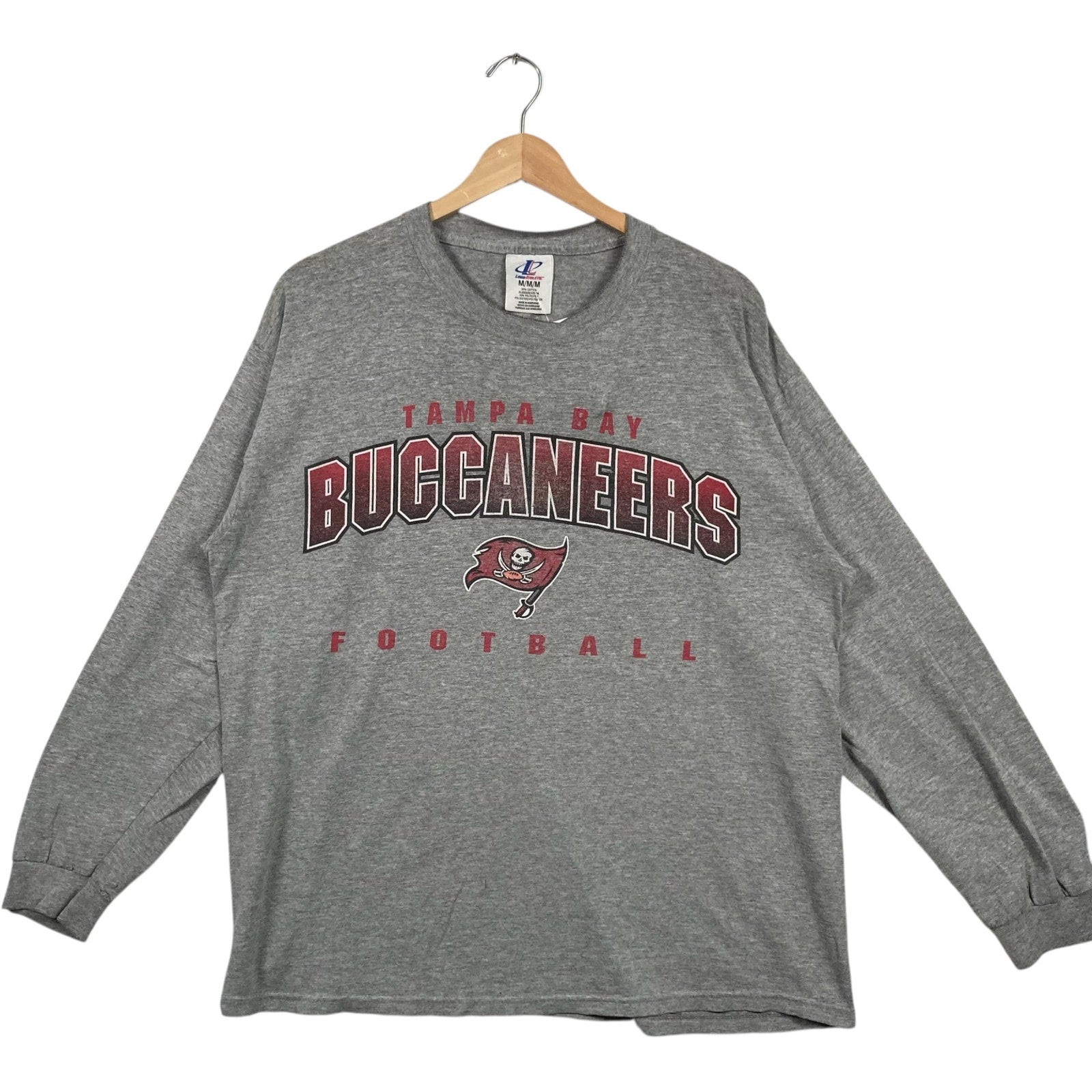 Vintage Tampa Bay Buccaneers Arch Spellout NFL Long Sleeve
