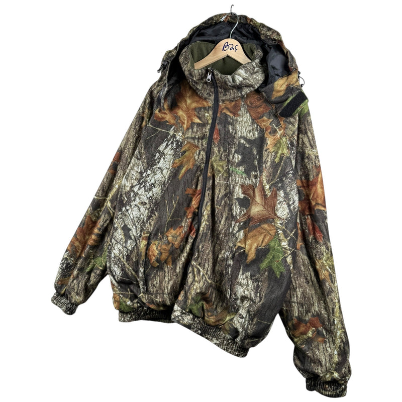 Vintage Remington Reversible Camo Full Zip Hoodie