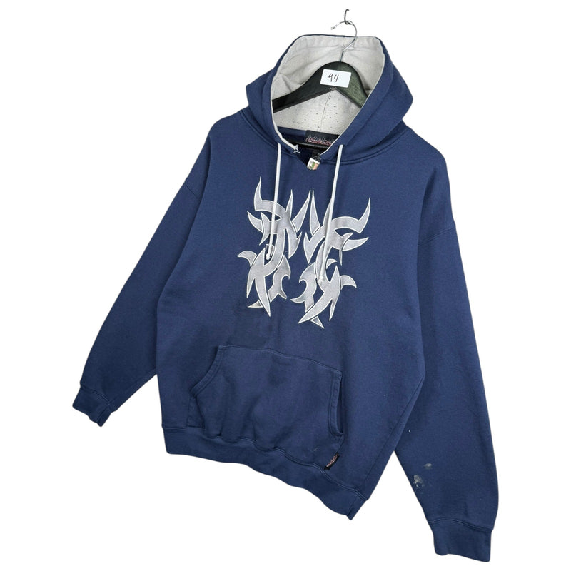 Vintage Sapphire Lounge Pullover Drawstring Hoodie