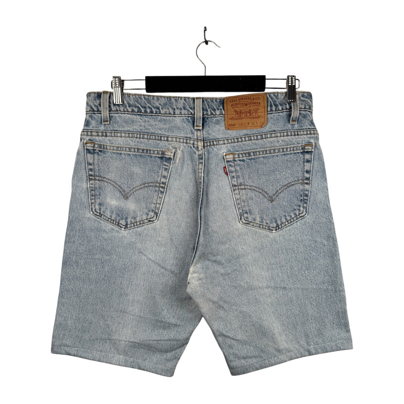 Vintage Levi's 550 Relaxed Fit Denim Shorts 36