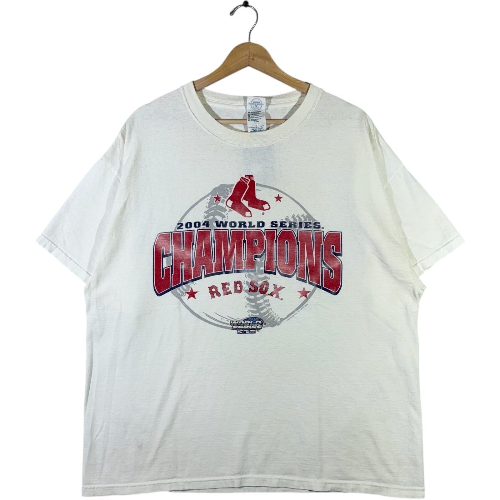 Vintage Boston Red Sox World Series Champs Tee 2004
