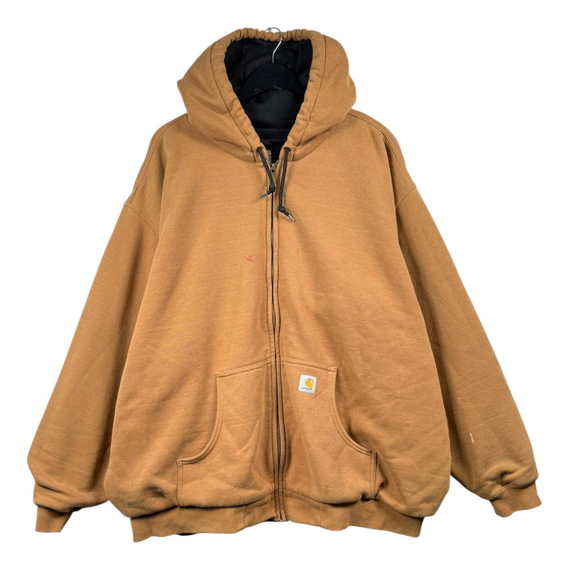 Vintage Carhartt Thermal-Lined Full Zip Hoodie