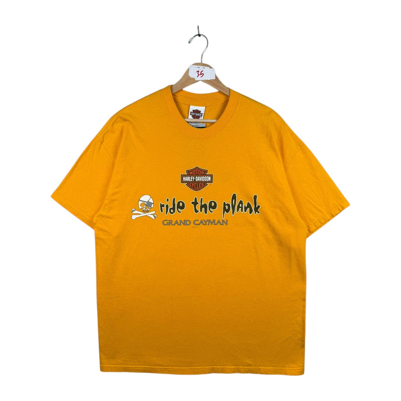 Vintage Harley Davidson Grand Cayman Pirate T-Shirt