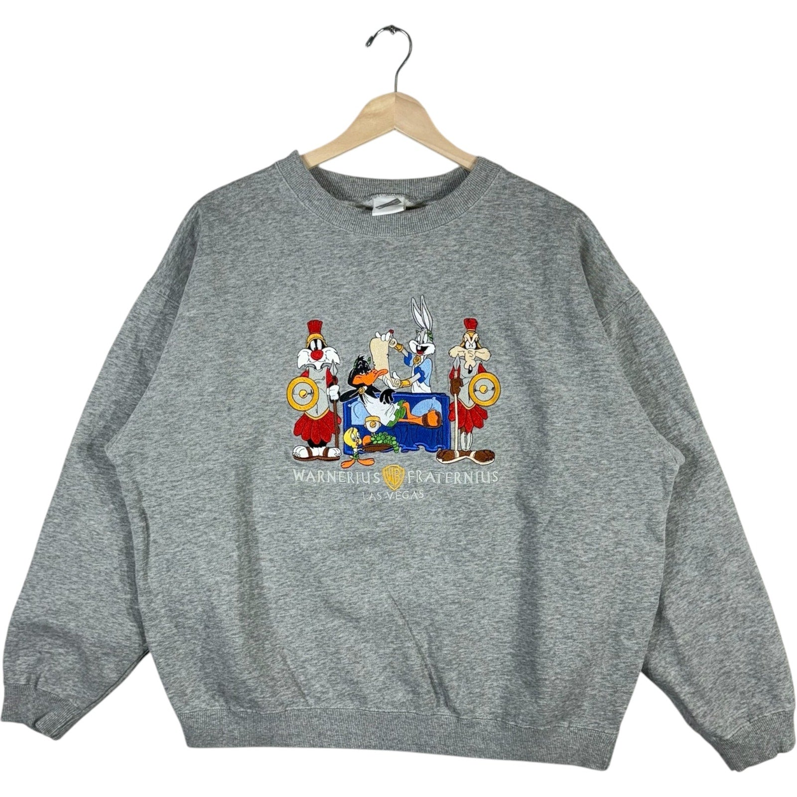 Vintage Warner Bros Las Vegas Embroidered Crewneck