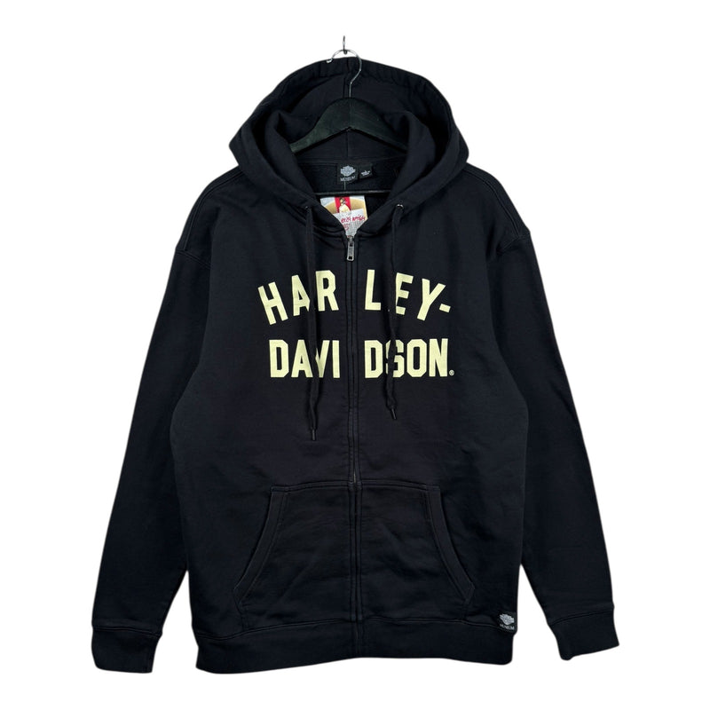 Vintage Harley Davidson Museum Milwaukee Zip Up Hoodie