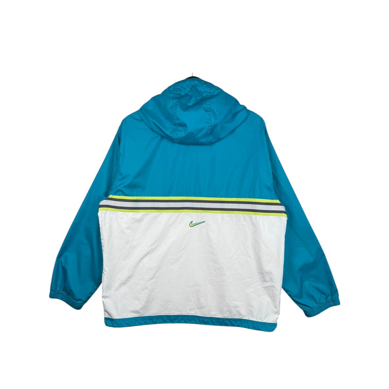 Vintage Nike Colorblock Half Zip Hooded Windbreaker